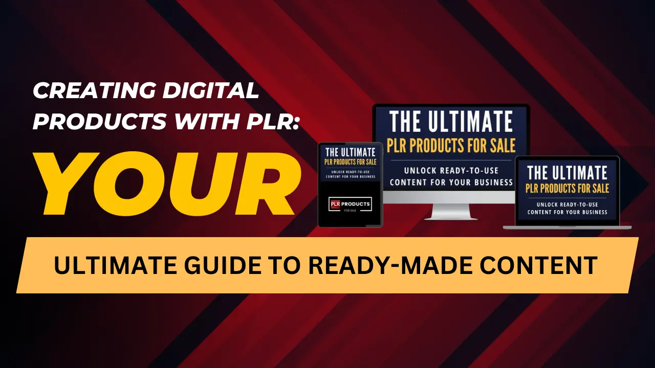 Guide on creating profitable digital products with PLR content