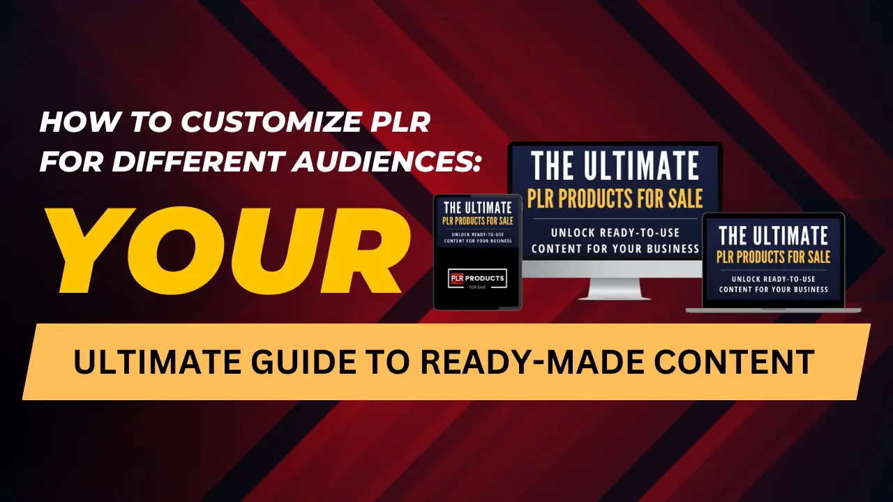 Guide on customizing PLR content for different target audiences with practical tips