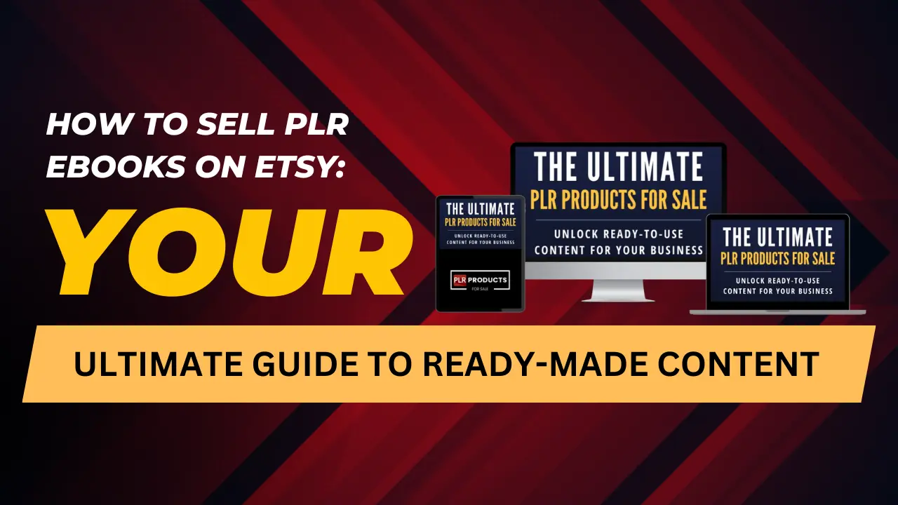 Guide on selling PLR eBooks on Etsy with effective strategies and customization tips