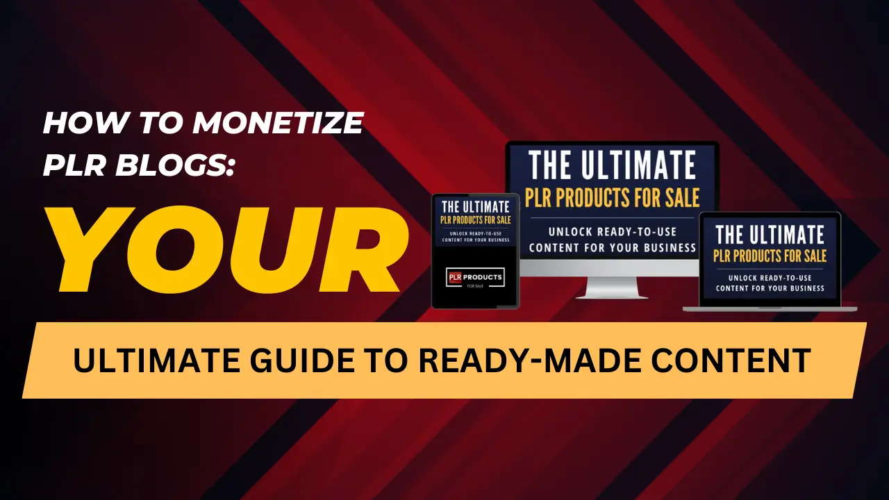 How to Monetize PLR Blogs