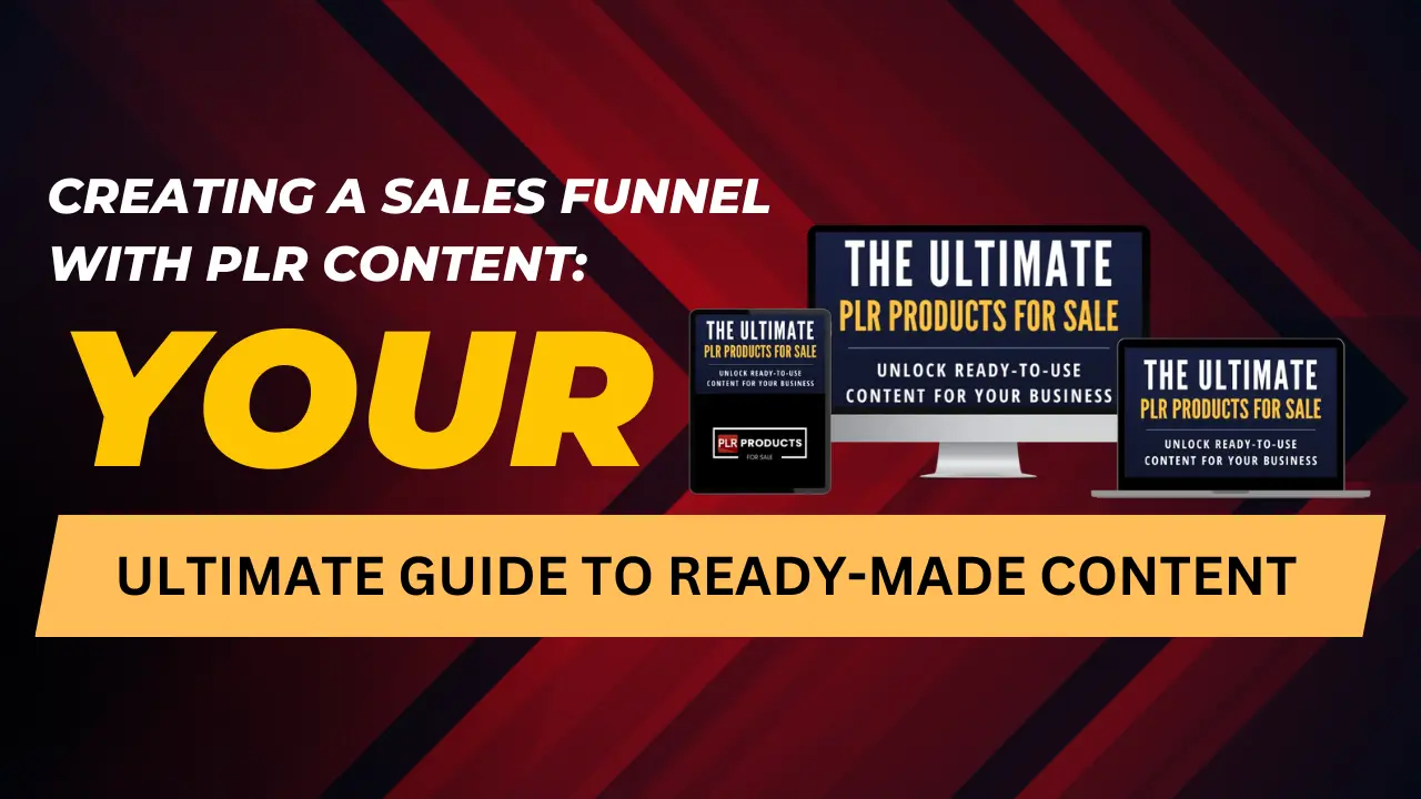 Guide to building a sales funnel with PLR content, including customization tips and sales funnel stage comparisons