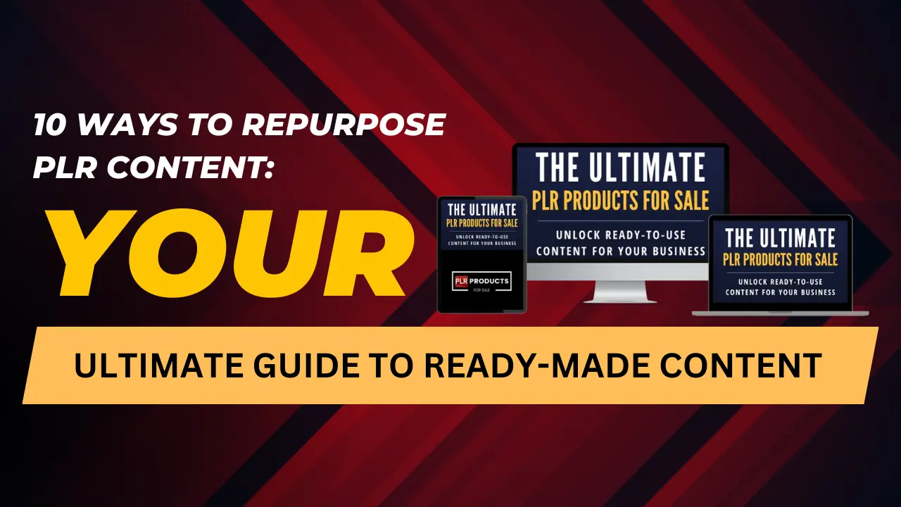 10 Ways to Repurpose PLR Content