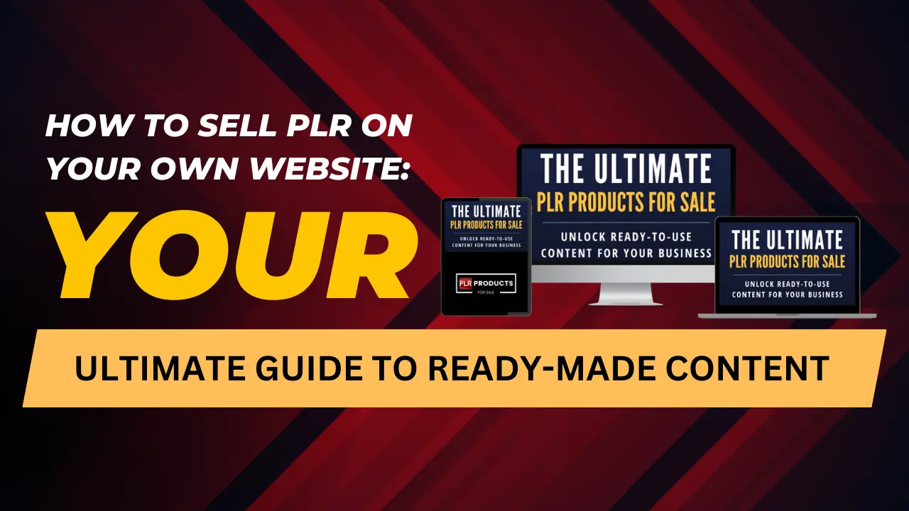 Guide to selling PLR on your own website with effective strategies and customization tips