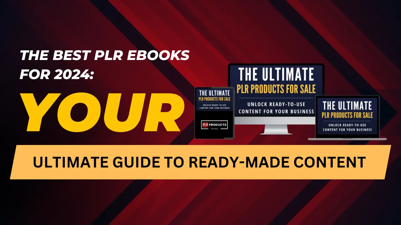 Guide to the best PLR eBooks for 2024 across various niches