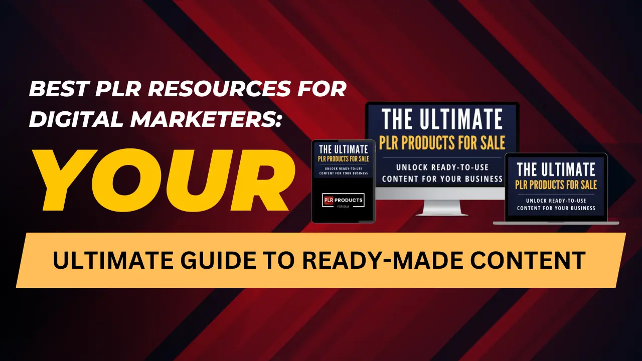 Guide to the best PLR resources for digital marketers with tips and comparison charts for effective content creation